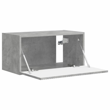 vidaXL Ντουλάπι Τηλεόρασης Τοίχου 60x31x29,5cm Σκυρόδεμα