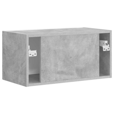 vidaXL Ντουλάπι Τηλεόρασης Τοίχου 60x31x29,5cm Σκυρόδεμα