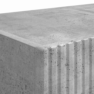 vidaXL Ντουλάπι Τηλεόρασης Τοίχου 60x31x29,5cm Σκυρόδεμα