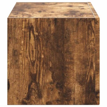 vidaXL Ντουλάπι Τηλεόρασης Τοίχου 60x31x29,5cm Καπνιστό Δρύς