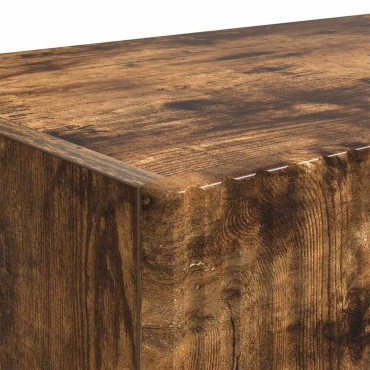 vidaXL Ντουλάπι Τηλεόρασης Τοίχου 60x31x29,5cm Καπνιστό Δρύς