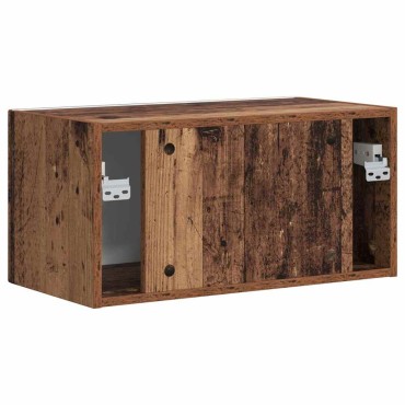 vidaXL Ντουλάπι Τηλεόρασης Τοίχου 60x31x29,5cm Παλιό Ξύλο