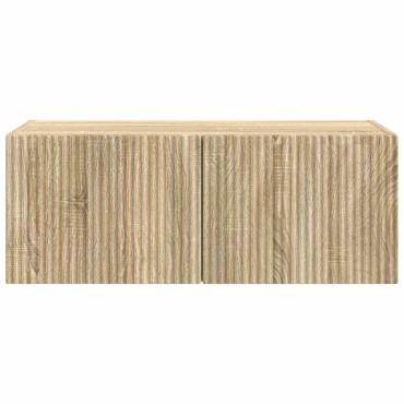 vidaXL Ντουλάπι Τηλεόρασης Τοίχου 78,5x31x29,5cm Σονόμα