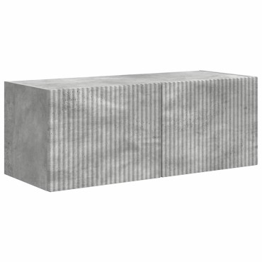 vidaXL Ντουλάπι Τηλεόρασης Τοίχου 78,5x31x29,5cm Σκυρόδεμα