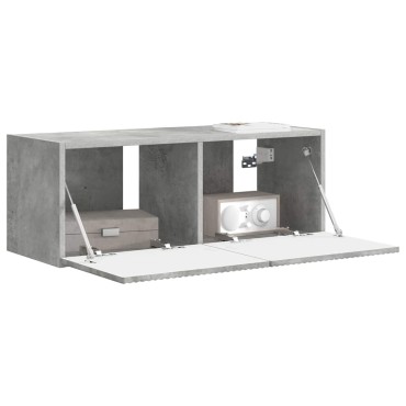 vidaXL Ντουλάπι Τηλεόρασης Τοίχου 78,5x31x29,5cm Σκυρόδεμα
