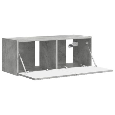 vidaXL Ντουλάπι Τηλεόρασης Τοίχου 78,5x31x29,5cm Σκυρόδεμα