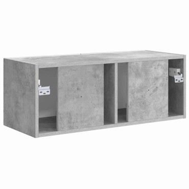 vidaXL Ντουλάπι Τηλεόρασης Τοίχου 78,5x31x29,5cm Σκυρόδεμα