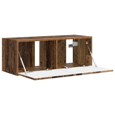 vidaXL Ντουλάπι Τηλεόρασης Τοίχου 78,5x31x29,5cm Παλιό Ξύλο