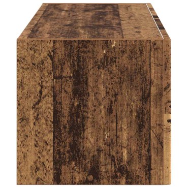 vidaXL Ντουλάπι Τηλεόρασης Τοίχου 78,5x31x29,5cm Παλιό Ξύλο