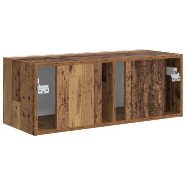 vidaXL Ντουλάπι Τηλεόρασης Τοίχου 78,5x31x29,5cm Παλιό Ξύλο