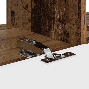 vidaXL Ντουλάπι Τηλεόρασης Τοίχου 78,5x31x29,5cm Παλιό Ξύλο