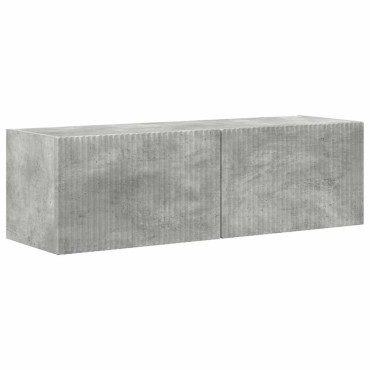 vidaXL Ντουλάπι Τηλεόρασης Τοίχου 98x31x29,5cm Σκυρόδεμα