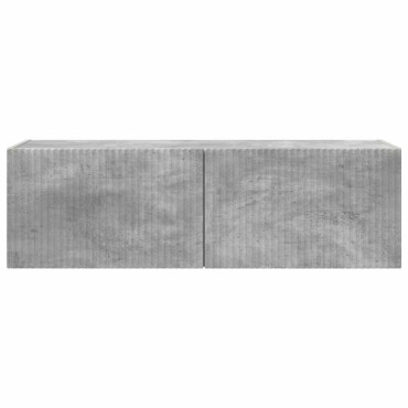 vidaXL Ντουλάπι Τηλεόρασης Τοίχου 98x31x29,5cm Σκυρόδεμα
