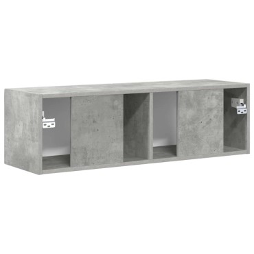 vidaXL Ντουλάπι Τηλεόρασης Τοίχου 98x31x29,5cm Σκυρόδεμα