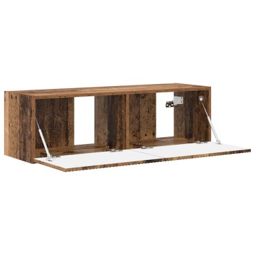 vidaXL Ντουλάπι Τηλεόρασης Τοίχου 98x31x29,5cm Παλιό Ξύλο
