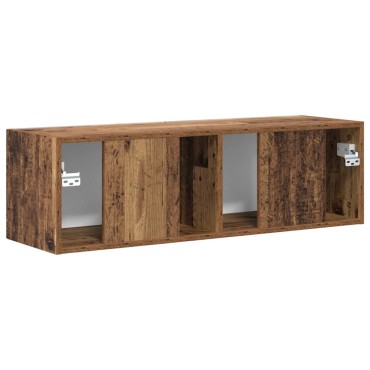 vidaXL Ντουλάπι Τηλεόρασης Τοίχου 98x31x29,5cm Παλιό Ξύλο