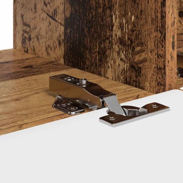 vidaXL Ντουλάπι Τηλεόρασης Τοίχου 98x31x29,5cm Παλιό Ξύλο