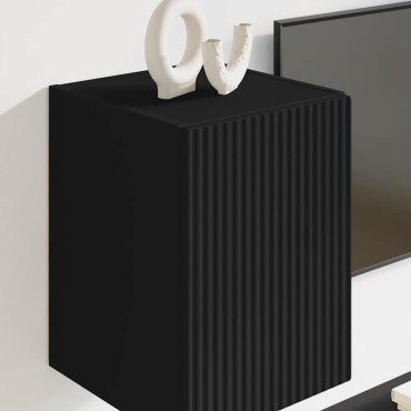 vidaXL Ντουλάπι Τηλεόρασης Τοίχου 30x31x40cm Μαύρο