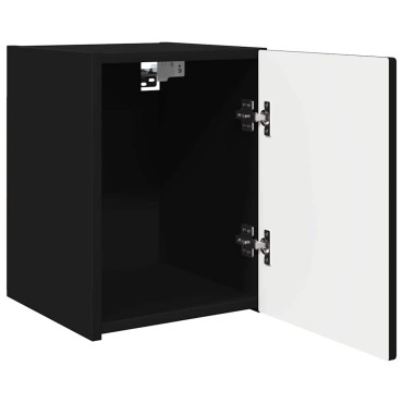 vidaXL Ντουλάπι Τηλεόρασης Τοίχου 30x31x40cm Μαύρο
