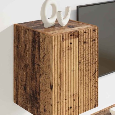 vidaXL Ντουλάπι Τηλεόρασης Τοίχου 30x31x40cm Παλιό Ξύλο