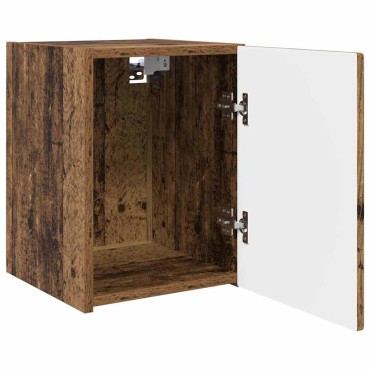 vidaXL Ντουλάπι Τηλεόρασης Τοίχου 30x31x40cm Παλιό Ξύλο