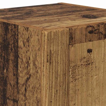 vidaXL Ντουλάπι Τηλεόρασης Τοίχου 30x31x40cm Παλιό Ξύλο