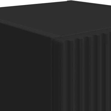 vidaXL Ντουλάπι Τηλεόρασης Τοίχου 30x31x60cm Μαύρο