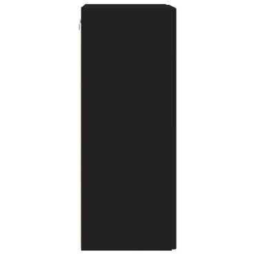 vidaXL Ντουλάπι Τηλεόρασης Τοίχου 30x31x80cm Μαύρο