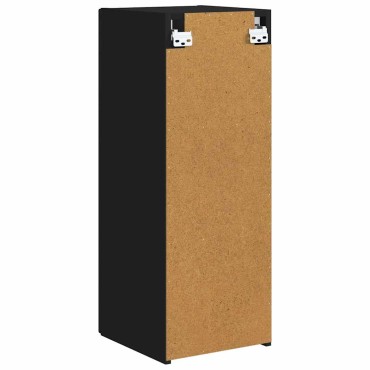 vidaXL Ντουλάπι Τηλεόρασης Τοίχου 30x31x80cm Μαύρο