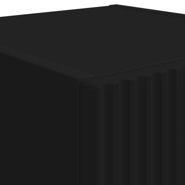 vidaXL Ντουλάπι Τηλεόρασης Τοίχου 30x31x80cm Μαύρο