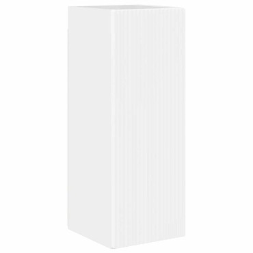 vidaXL Ντουλάπι Τηλεόρασης Τοίχου 30x31x80cm Λαμπερό Λευκό