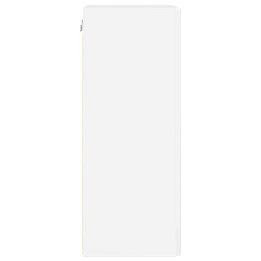 vidaXL Ντουλάπι Τηλεόρασης Τοίχου 30x31x80cm Λαμπερό Λευκό