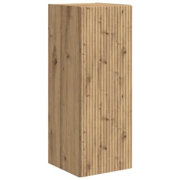 vidaXL Ντουλάπι Τηλεόρασης Τοίχου 30x31x80cm Επεξεργασμένο Ξύλο