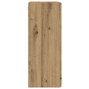 vidaXL Ντουλάπι Τηλεόρασης Τοίχου 30x31x80cm Επεξεργασμένο Ξύλο