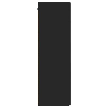 vidaXL Ντουλάπι Τηλεόρασης Τοίχου 30x31x100cm Μαύρο