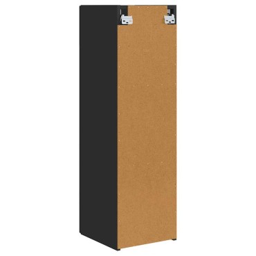 vidaXL Ντουλάπι Τηλεόρασης Τοίχου 30x31x100cm Μαύρο
