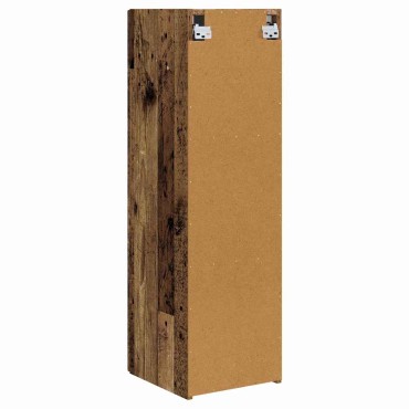 vidaXL Ντουλάπι Τηλεόρασης Τοίχου 30x31x100cm Παλιό Ξύλο