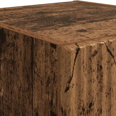vidaXL Ντουλάπι Τηλεόρασης Τοίχου 30x31x100cm Παλιό Ξύλο