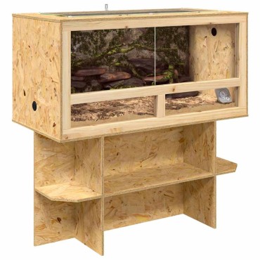 vidaXL Terrarium Καφέ 100 x 50 x 100 cm OSB