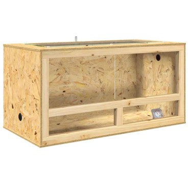 vidaXL Terrarium Καφέ 100 x 50 x 100 cm OSB
