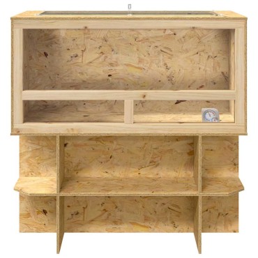 vidaXL Terrarium Καφέ 100 x 50 x 100 cm OSB