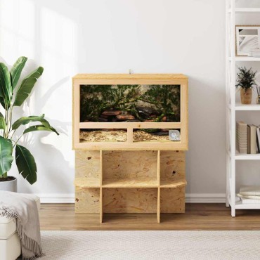 vidaXL Terrarium Καφέ 80 x 50 x 100 εκ. OSB