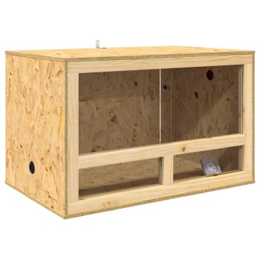 vidaXL Terrarium Καφέ 80 x 50 x 100 εκ. OSB