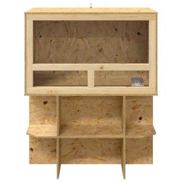 vidaXL Terrarium Καφέ 80 x 50 x 100 εκ. OSB