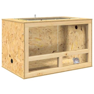 vidaXL Terrarium Καφέ 80 x 50 x 100 εκ. OSB