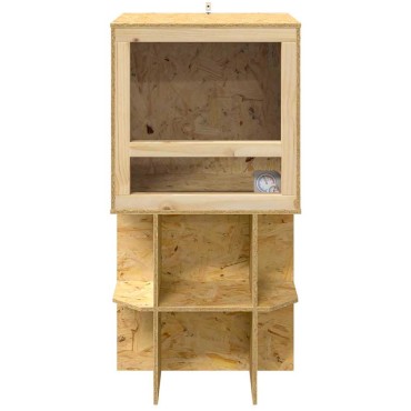 vidaXL Terrarium Καφέ 50 x 50 x 100 cm OSB