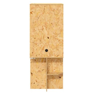 vidaXL Terrarium Καφέ 50 x 50 x 130 εκ OSB