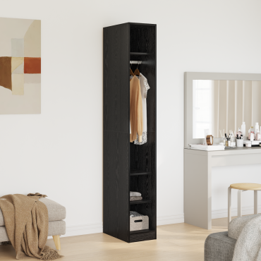 vidaXL Ντουλάπι Μαύρη Οξυά 50x30x200cm Επεξεργασμένο Ξύλο