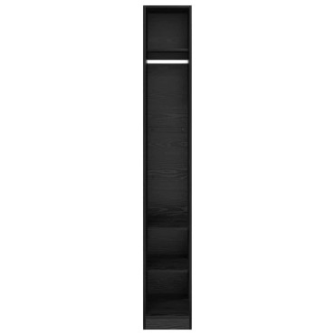 vidaXL Ντουλάπι Μαύρη Οξυά 50x30x200cm Επεξεργασμένο Ξύλο