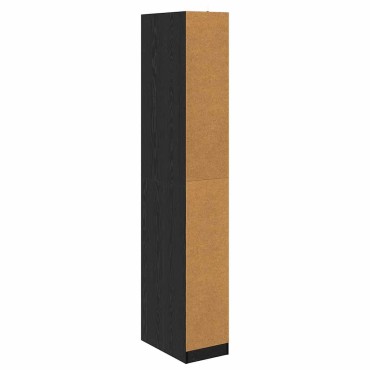 vidaXL Ντουλάπι Μαύρη Οξυά 50x30x200cm Επεξεργασμένο Ξύλο